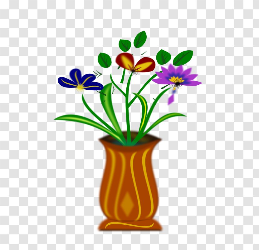 Vase Flower Drawing Clip Art Transparent PNG