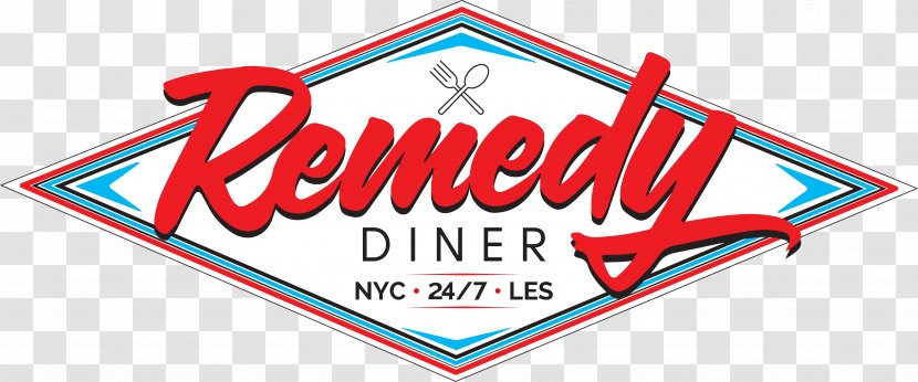 Remedy Diner Breakfast Nighthawks Hamburger Take-out - Signage - AMERICAN DINER Transparent PNG