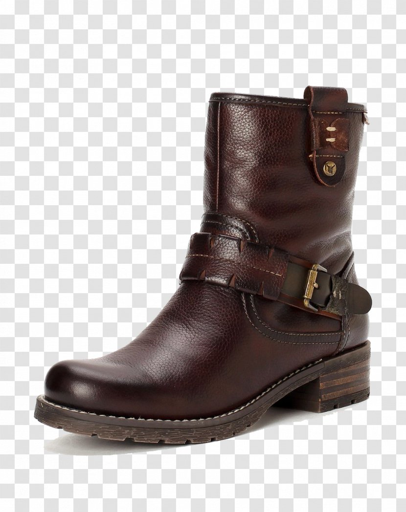 Cattle Leather Motorcycle Boot - Google Images - Brown Casual First Layer Of Cow Round Women's Boots Transparent PNG