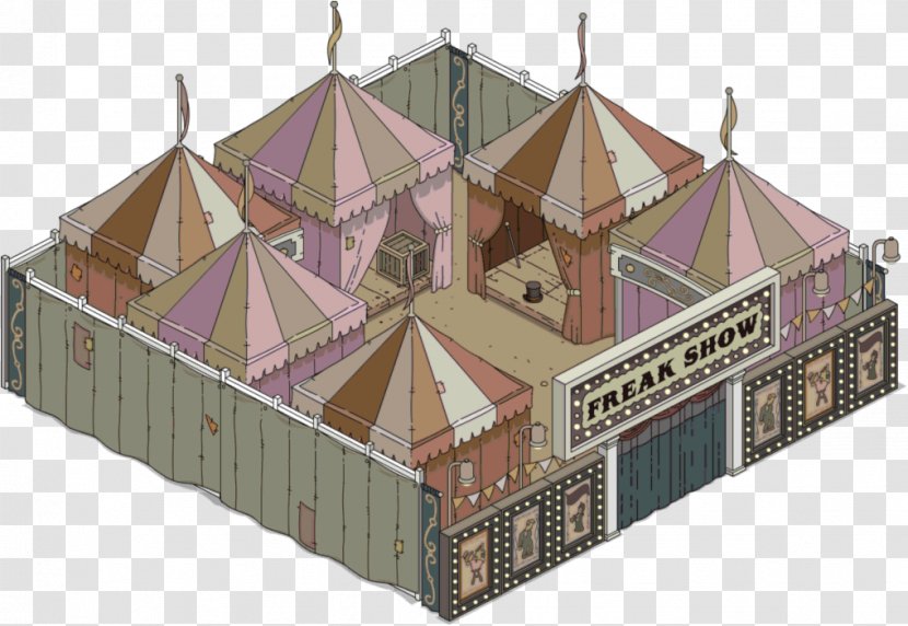 The Simpsons: Tapped Out Freak Show Television Circus Treehouse Of Horror XXIV - Architecture Transparent PNG
