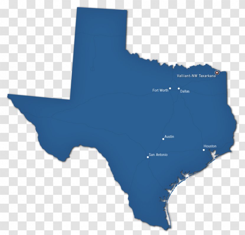 Texas Vector Map - United States Transparent PNG