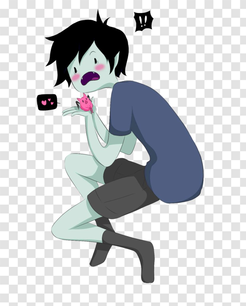 Marshall Lee Marceline The Vampire Queen Drawing Princess Bubblegum Cartoon - Silhouette - Marshal Transparent PNG