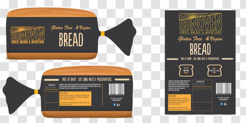 Packaging And Labeling Verpackungsdesign Designer - Product Lining - Bread Package Transparent PNG