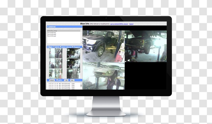 Computer Monitors Network Video Recorder Software IP Camera Motion JPEG - Ip - Blue Iris Transparent PNG