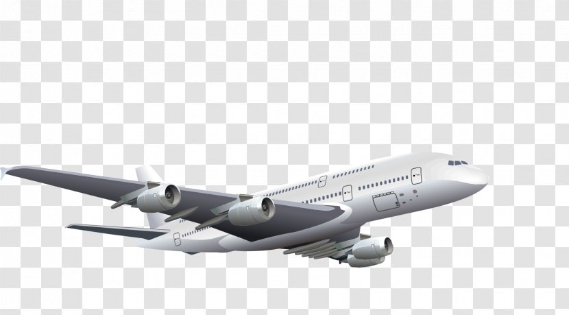 Boeing 767 Airplane Aircraft Helicopter Airbus - Air Travel Transparent PNG