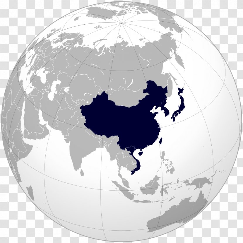 China Taiwan United States First Opium War Globe - Asia Transparent PNG