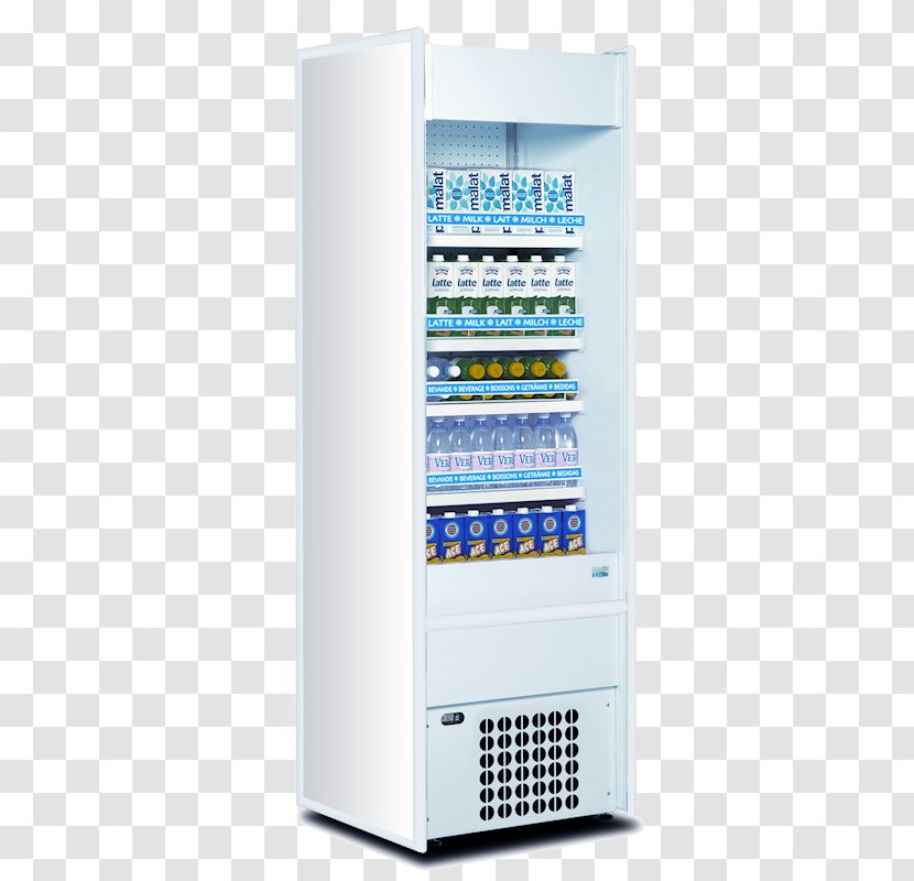 Refrigerator Display Case Expositor Casselin Koelvitrine Wit Refrigeration - Armoires Wardrobes Transparent PNG
