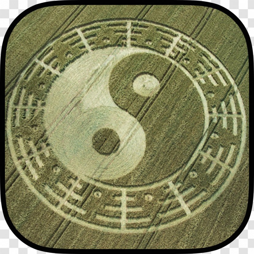 Yin And Yang Crop Circle Symbol I Ching Transparent PNG