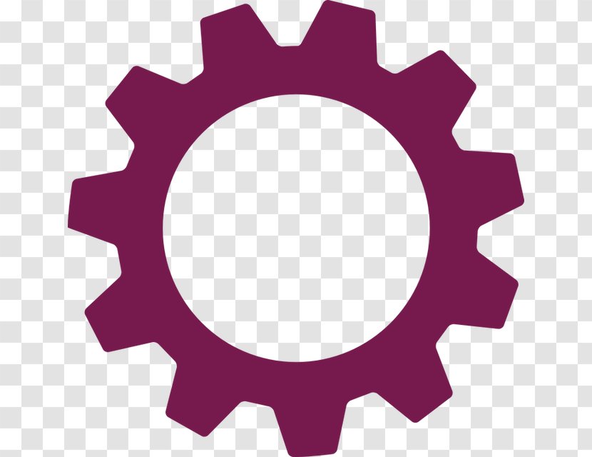 Gear Sprocket Mechanism Wheel - Purple Transparent PNG