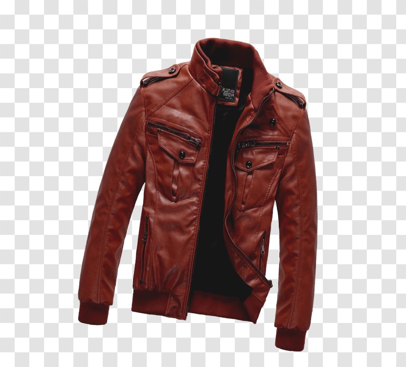 Raffi Leather Jacket Clothing - Garut Regency Transparent PNG