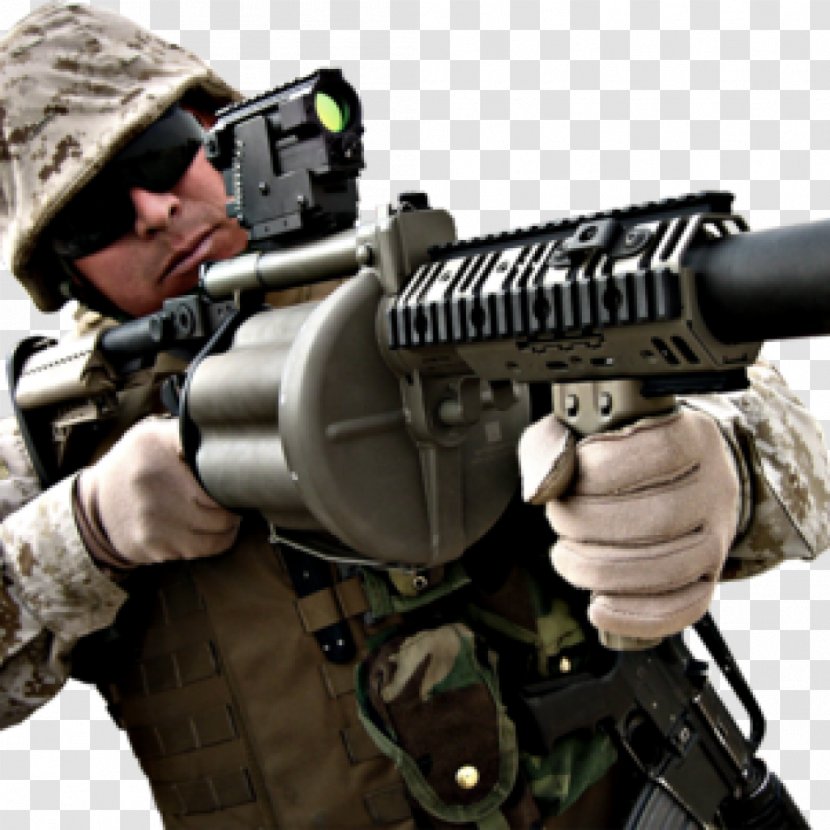 M203 Grenade Launcher Milkor MGL Weapon 40 Mm - Flower - Soldiers Transparent PNG