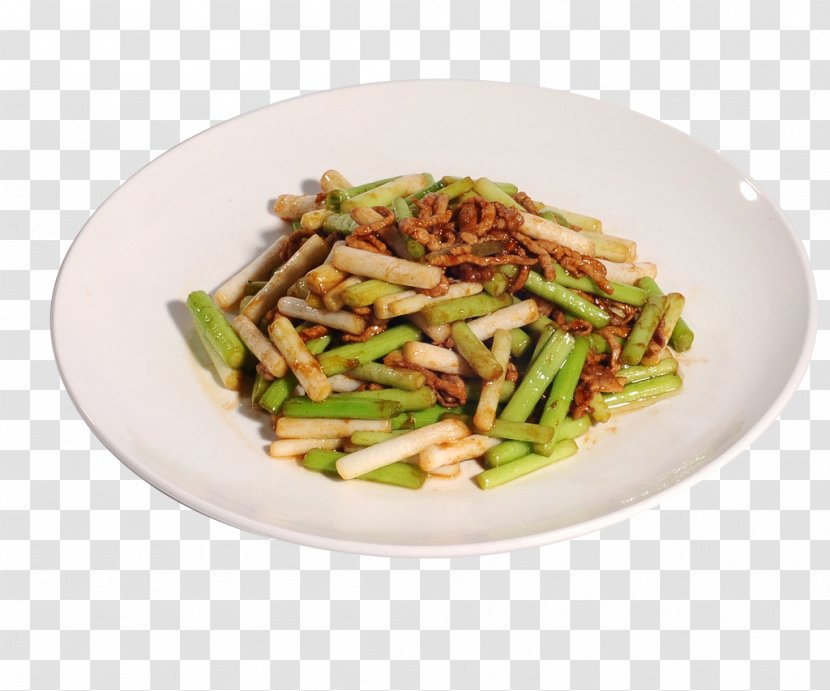 Vegetarian Cuisine Pepper Steak Pulled Pork Garlic - Sprouts Shredded Transparent PNG