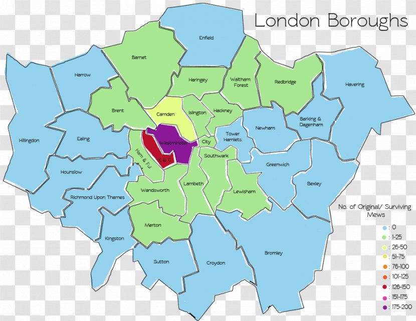 Central London Outer Inner Borough Of Southwark Barnet - South - World Transparent PNG