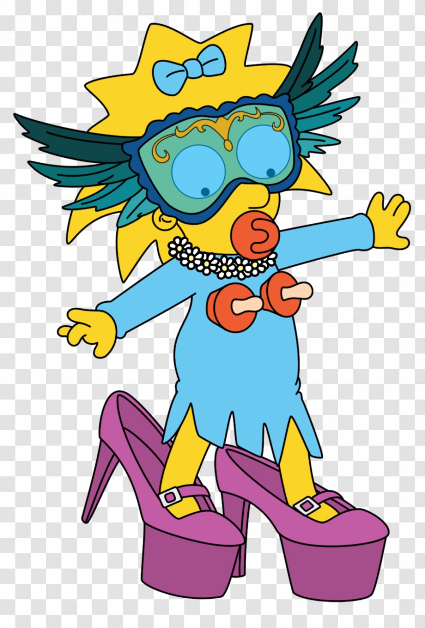 Maggie Simpson Bart Lisa Ling Bouvier Marge - Fictional Character Transparent PNG