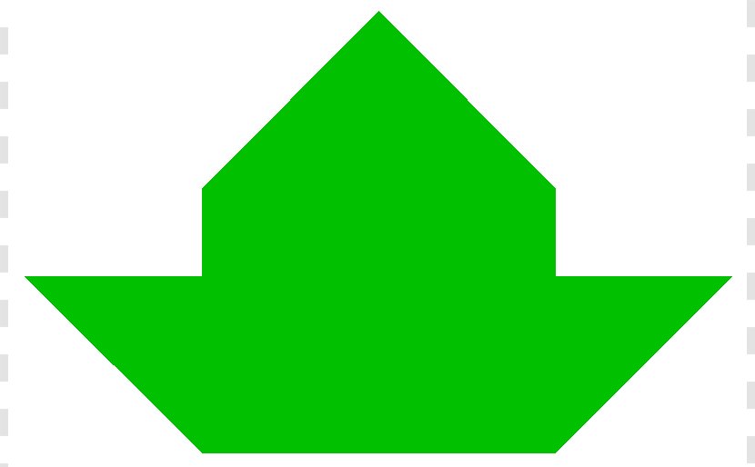 Line Angle Point Green - Triangle Transparent PNG