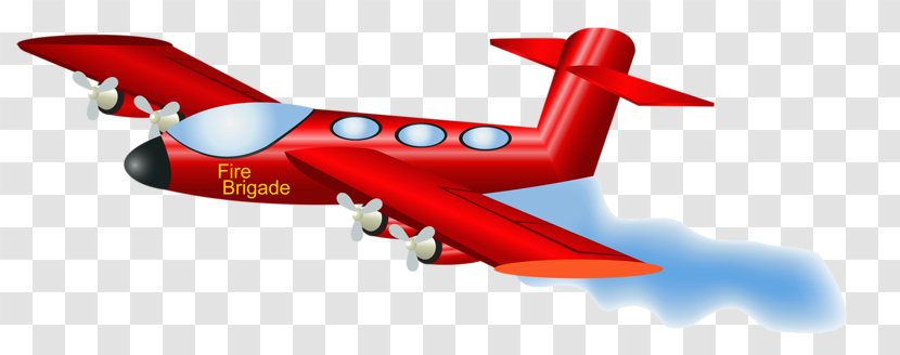 Helicopter Firefighter Clip Art - Air Travel - Cartoon Airplane Transparent PNG