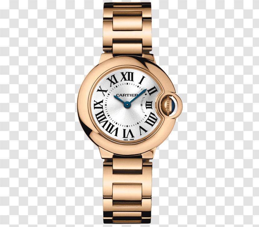 Cartier Ballon Bleu Watch Cabochon Colored Gold - Brand Transparent PNG