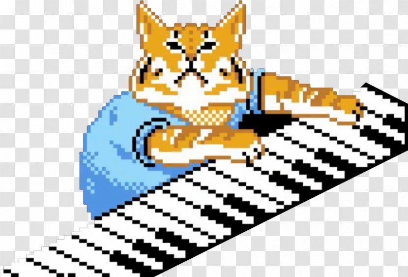 Keyboard Cat YouTube Nyan - Text - It Otaku Transparent PNG