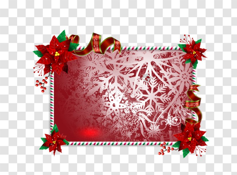 Creative Christmas - Greeting Card - Floral Design Transparent PNG