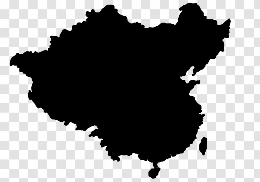 Flag Of China Blank Map Tour - Tree - Usa Vector Transparent PNG