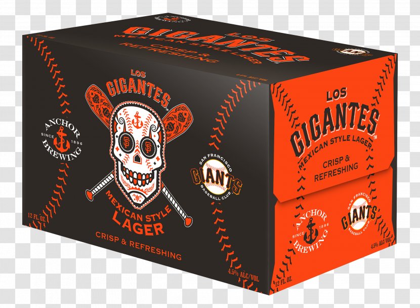 Anchor Brewing Company Beer San Francisco Giants Lager Steam - Packaging And Labeling Transparent PNG