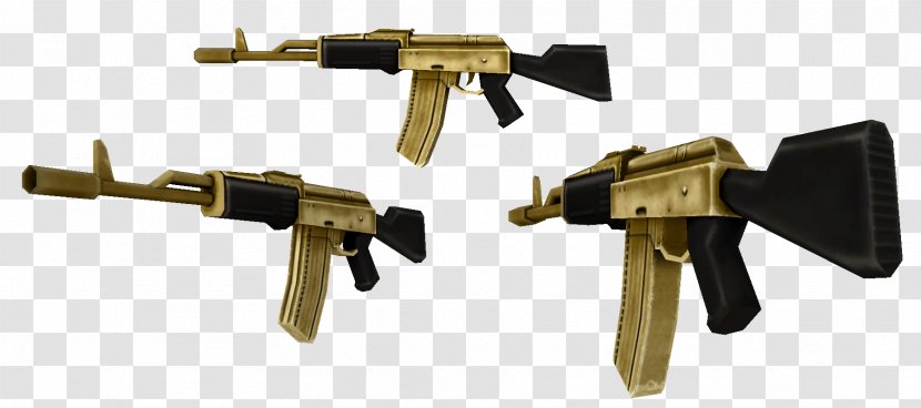 Battlefield Heroes Weapon Firearm AK-74 AK-47 - Watercolor - Ak 47 Transparent PNG