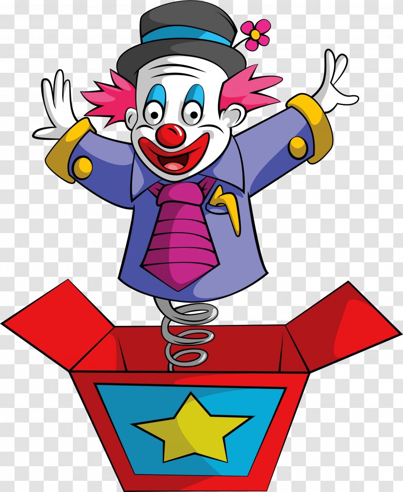 Joker Clown Jack-in-the-box Royalty-free - Photography Transparent PNG