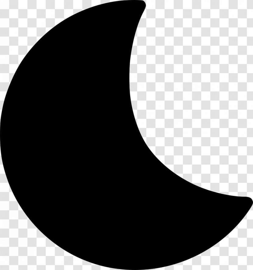 Moon - Monochrome - Half-moon Transparent PNG