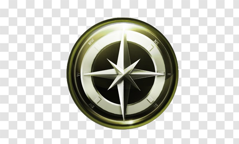 Navigation Download Euclidean Vector Icon - Alloy Wheel - Cartoon Compass Transparent PNG