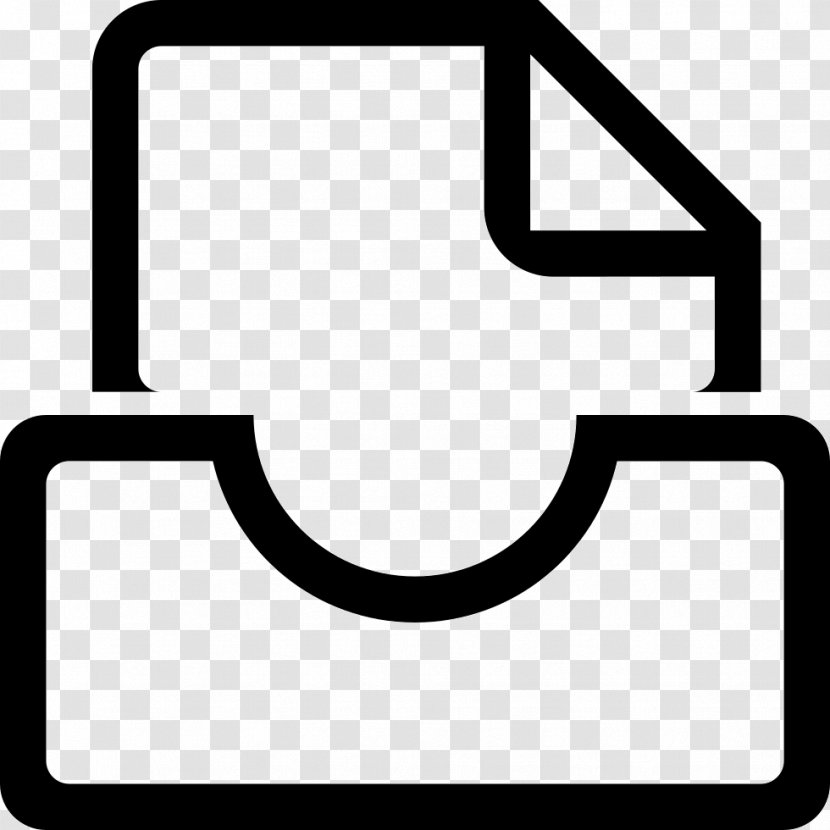 Computer File Directory Clip Art - Symbol - Inbox Icon Transparent PNG