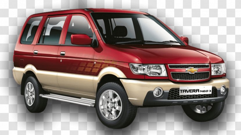 Chevrolet Tavera Car General Motors Minivan - Rental Transparent PNG