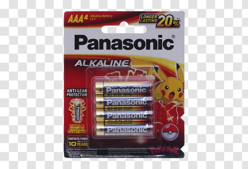 AAA Battery Electric Alkaline Panasonic - Trống Đồng Transparent PNG