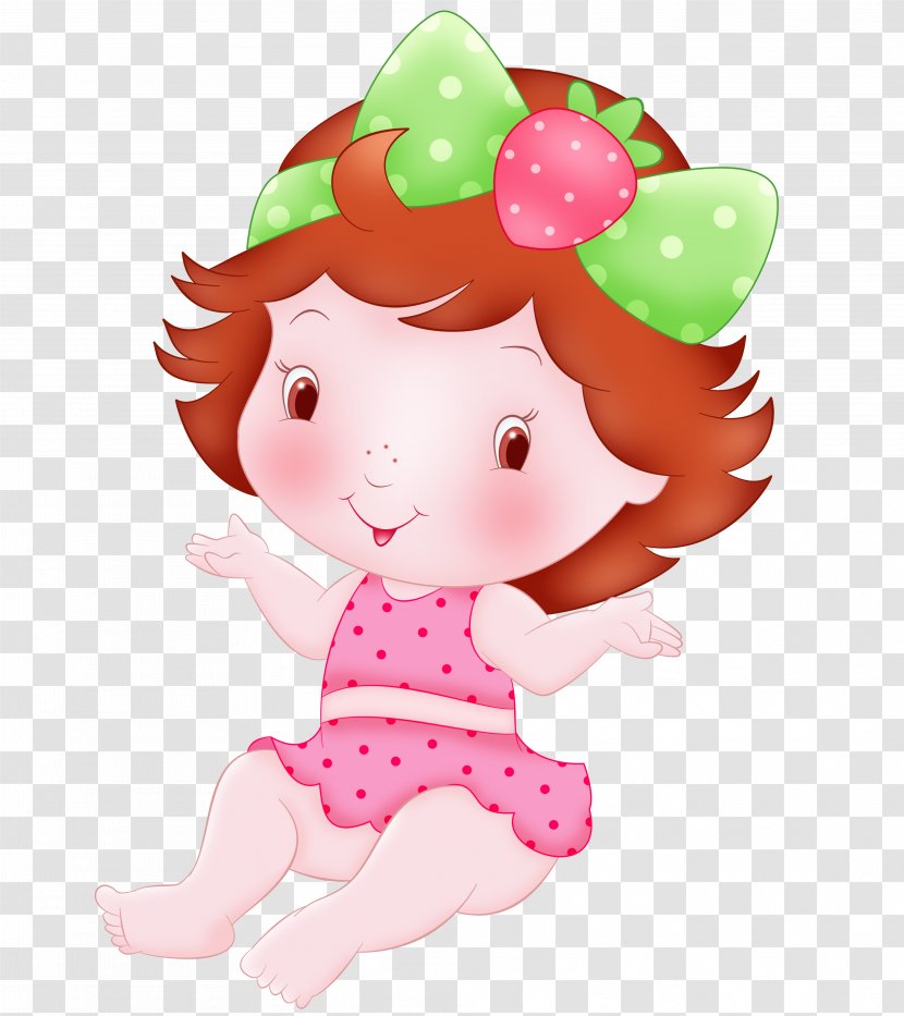 Strawberry Shortcake Infant Doll Clip Art - Idea - Newborn Transparent PNG