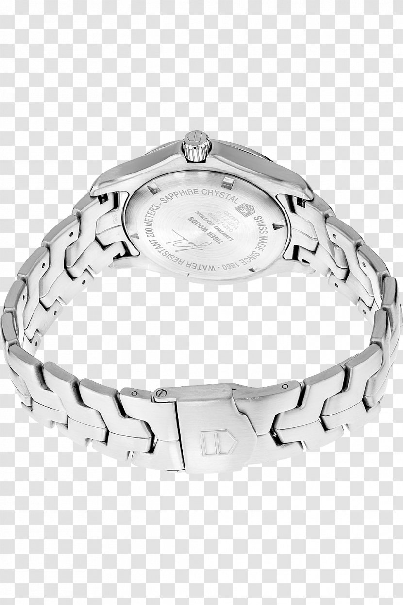 Watch Strap Metal Bracelet - Silver - Tiger Woods Transparent PNG