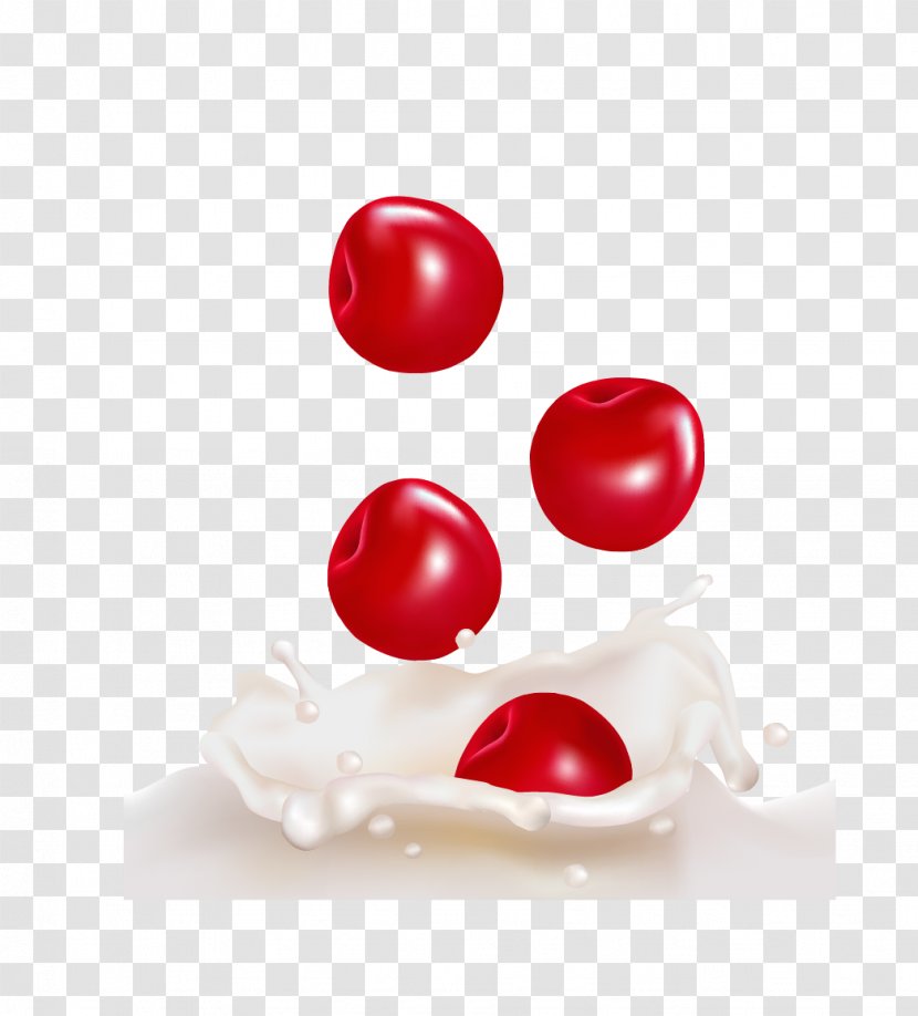 Milk Berry Fruit - Cranberry - Apple Transparent PNG
