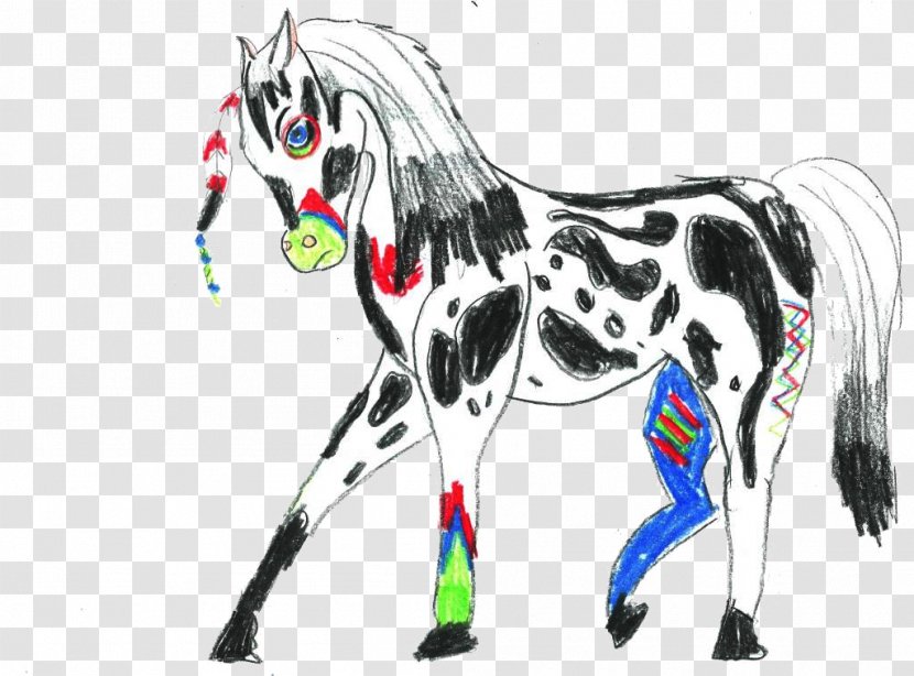 Mustang Stallion Illustration Halter Pack Animal - Yonni Meyer Transparent PNG