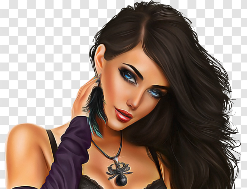 Hair Face Eyebrow Hairstyle Black Hair Transparent PNG