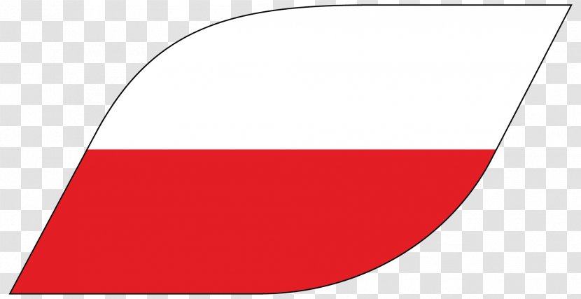Angle Line Product Design Font - Redm - Flag Of Poland Transparent PNG