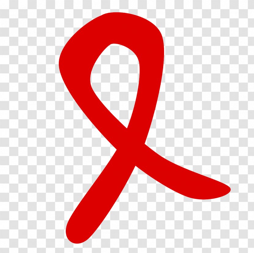 Red Ribbon World AIDS Day HIV - Silhouette - Arbitro Transparent PNG