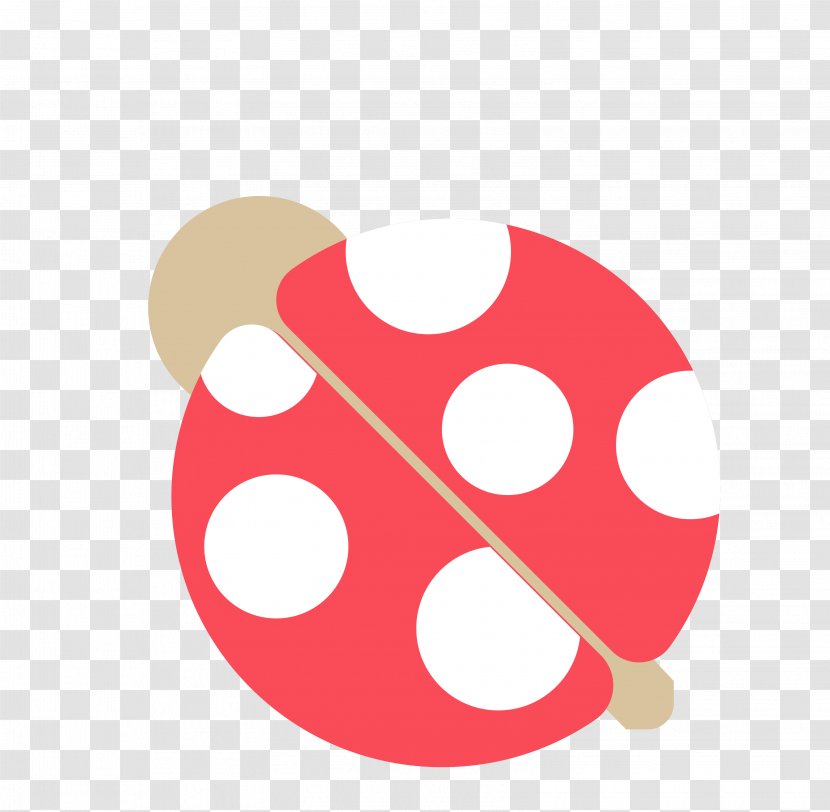 Insect - Logo - Vector Red Spots Small Insects Seven Star Ladybugs Transparent PNG