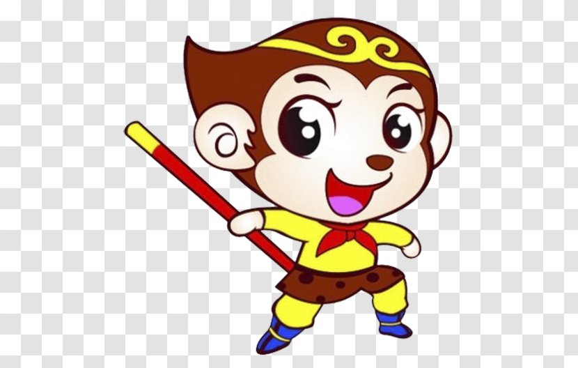 Sun Wukong Journey To The West Monkey Chinese Zodiac - A Cartoon With Curse Transparent PNG