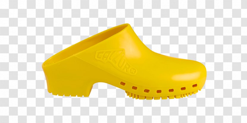 Clog Footwear Shoe Clothing Slipper - Benetton Group - Yellow Origami Transparent PNG