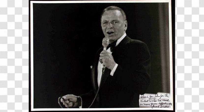 Microphone White - Gentleman - Frank Sinatra Transparent PNG