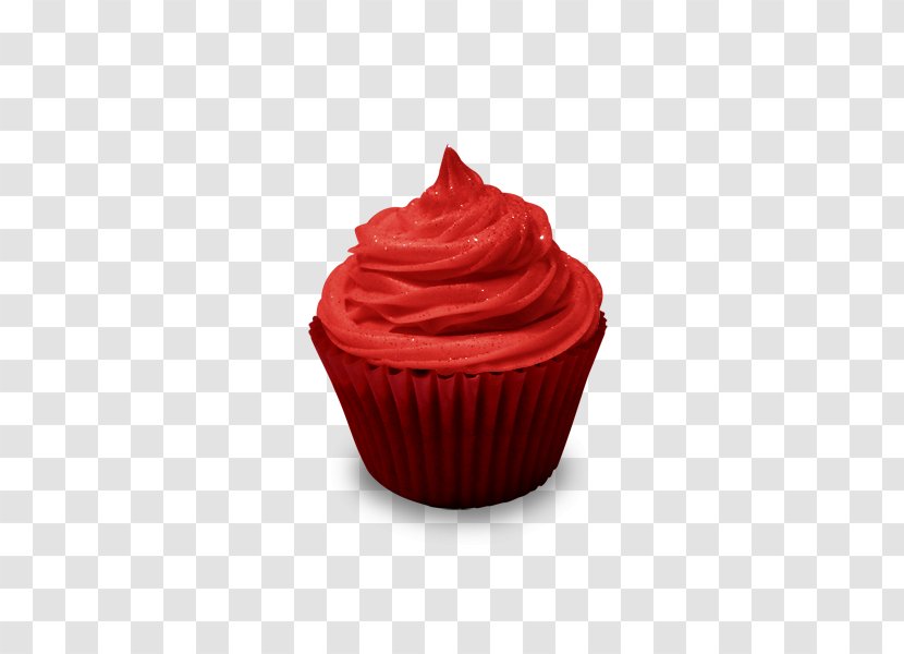 Cupcake Frosting & Icing Red Velvet Cake Buttercream Transparent PNG