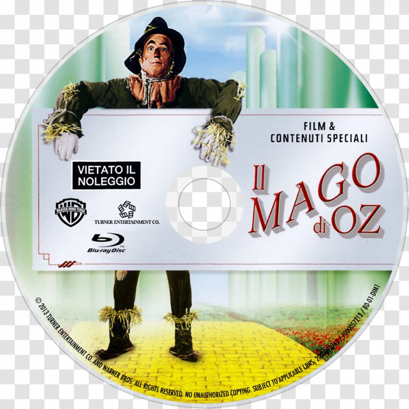 The Wizard Of Oz Blu-ray Disc DVD Compact Film - Label Transparent PNG
