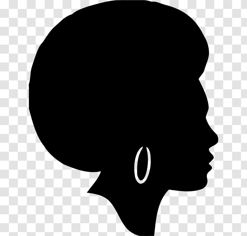 Black African American Male Clip Art - Logo - Silhouette Transparent PNG