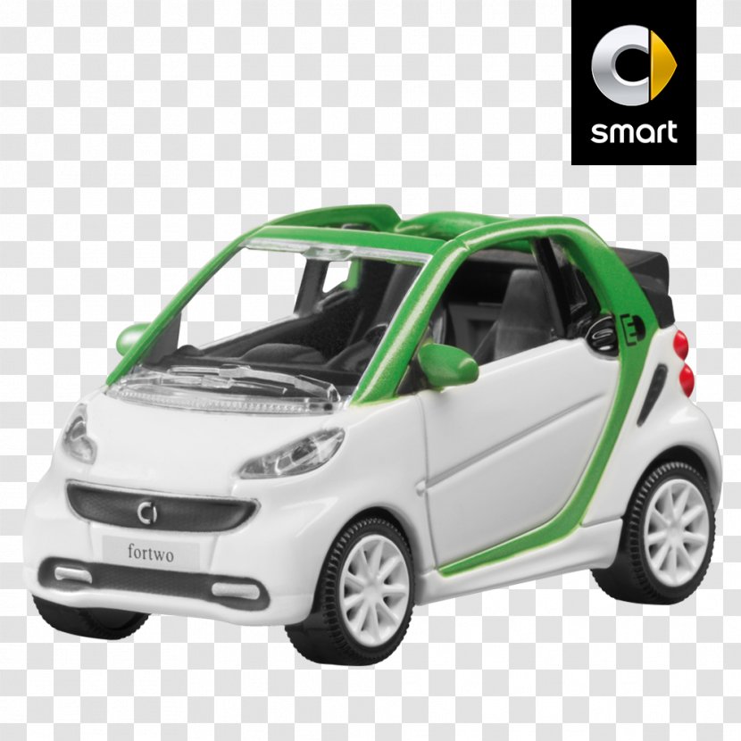 Smart Car Mercedes-Benz - Metal - Electric Drive Transparent PNG