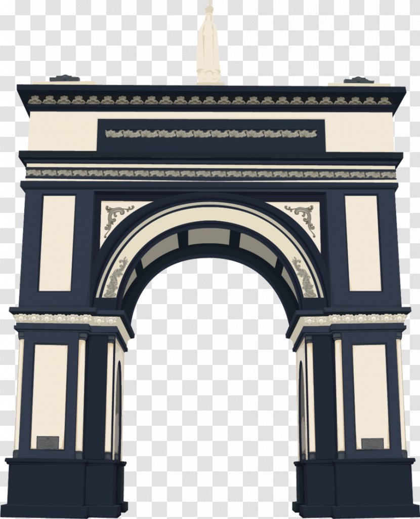 Art Classical Architecture Triumphal Arch Ancient Roman - Middle Ages - Flaw Transparent PNG