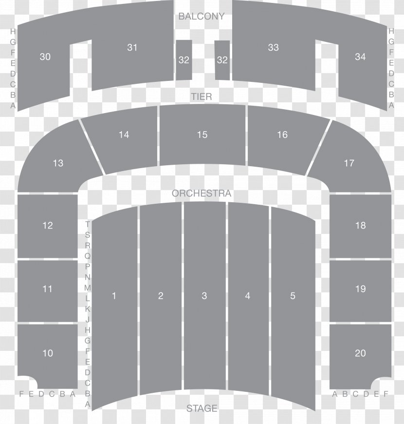 War Memorial Auditorium Opera House, San Francisco Tennessee Performing Arts Center Seating Assignment - Black And White Transparent PNG