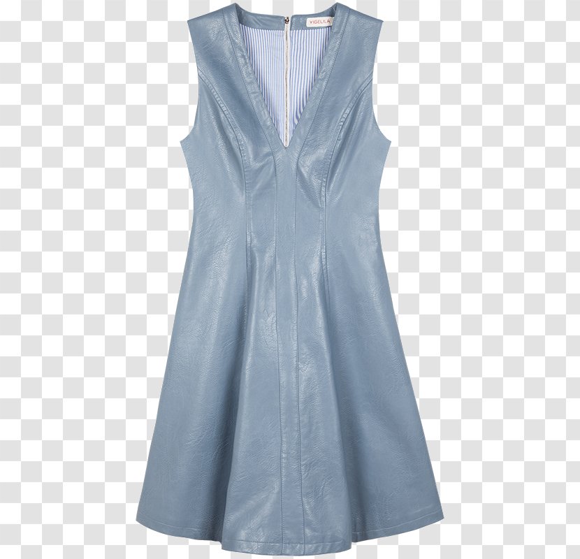 Dress Skirt Sleeveless Shirt Clothing - Powder Blue Transparent PNG